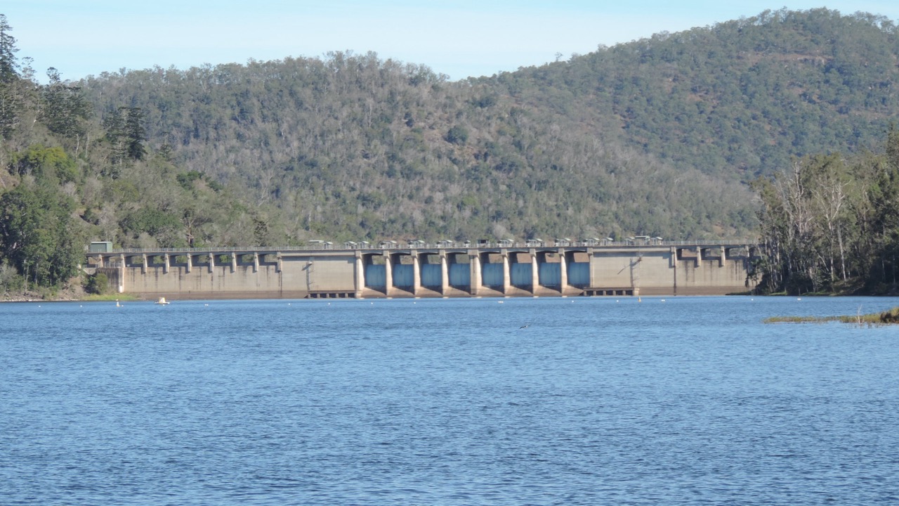 Lake Somerset viewed from The Spit near Somerset Dam in Queensland