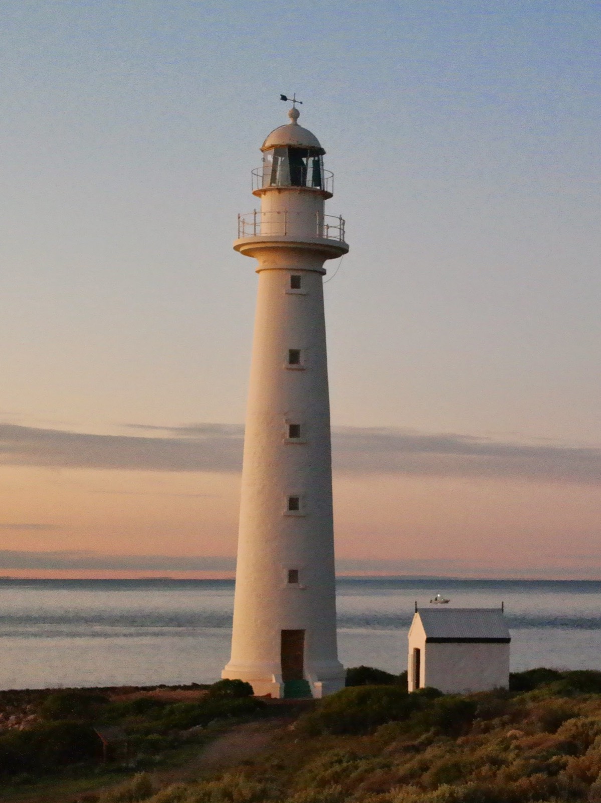 Point Lowly Lighthouse on Upper Spencer Gulf in South Australia